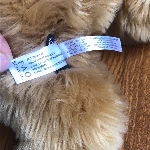 FAO SCHWARTZ Golden Retriever Puppy Dog Plush Toy - medium- large - Picture 9 of 10